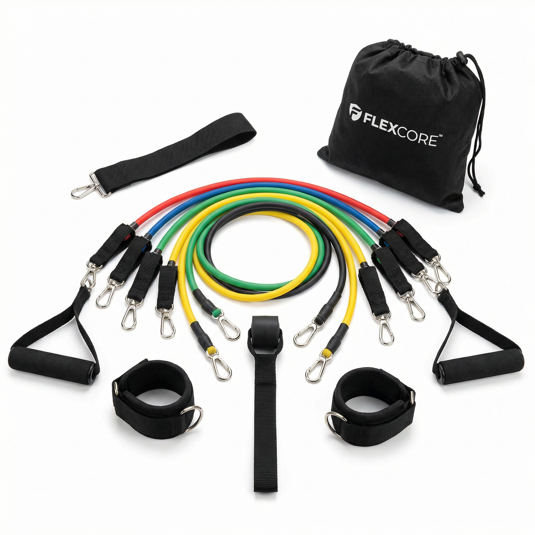 11-Piece Resistance Band Workout Set