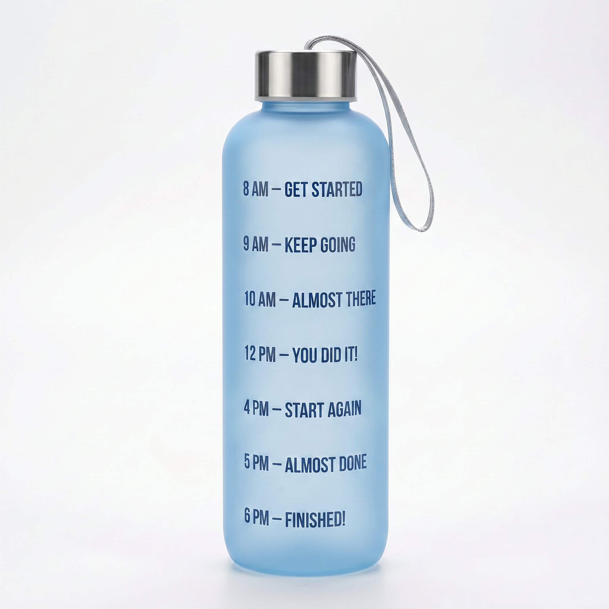 Time Marker Motivational Water Bottle